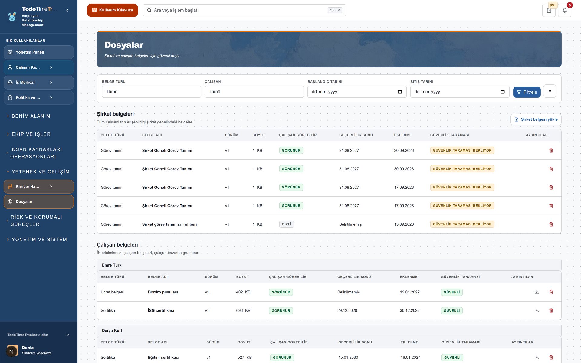 files ekran goruntusu